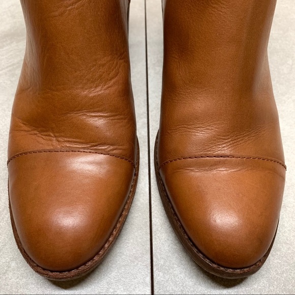 Madewell B8034 Dakota Cutoff cognac ankle boots size 8 - Picture 4 of 15
